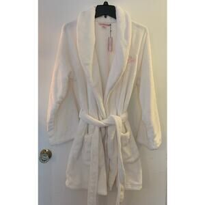 NWT Victoria's Secret Angel Plush White Robe House Coat M/L Cozy